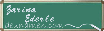 Zarina Ederle Visitenkarte